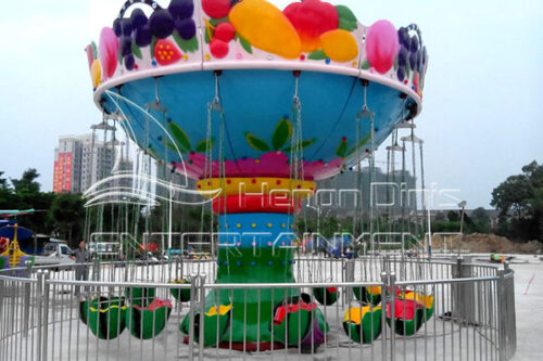 Friut flying chair theme park ride