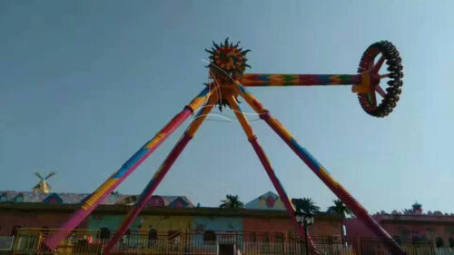 large pendulum carnival thrilling ride